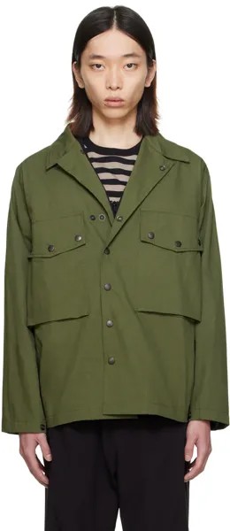 Зеленая полевая куртка Needles, цвет Olive
