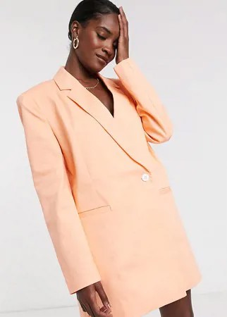 Платье-пиджак свободного кроя COLLUSION-Оранжевый цвет