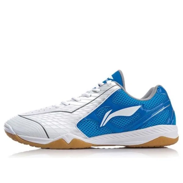 Кроссовки Li-Ning Ma Long Signature Table Tennis Shoes 'White Blue', белый
