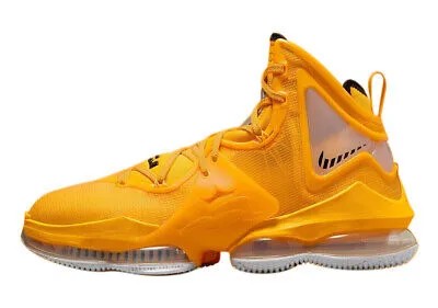 Мужские кроссовки Nike Lebron XIX Hard Hat University Gold/Black (CZ0203 700)