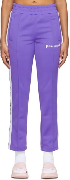 Пурпурные классические спортивные брюки для отдыха Palm Angels