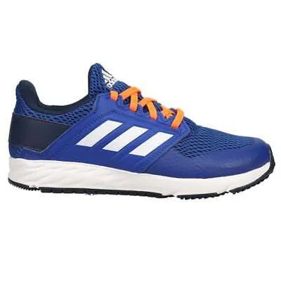 Синие кроссовки adidas Fortafaito на шнуровке для мальчиков, повседневная обувь EG2086
