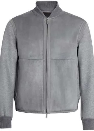 Ermenegildo Zegna бомбер со вставками