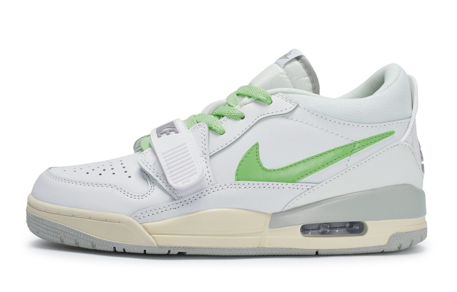 Кроссовки Jordan Legacy 312 Vintage Basketball Shoes Men Low-top Green/White, зеленый