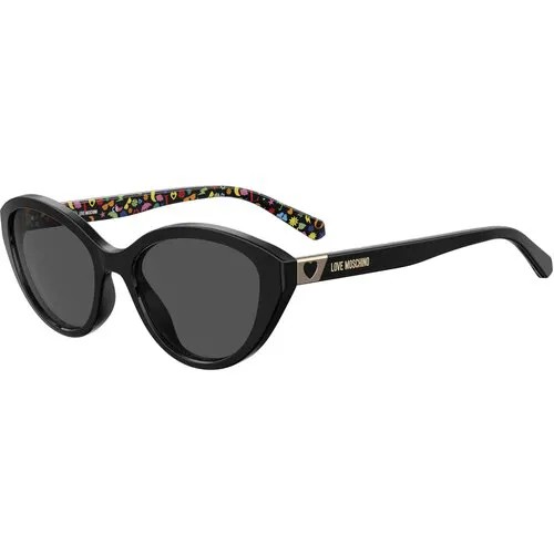 Moschino Love Солнцезащитные очки MOSCHINO LOVE MOL033/S 807, Цвет: BLACK, GREY [MOL-20386780754IR]