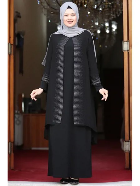 Женское вечернее платье размера плюс Hijab, модель для женщин, гибкое нижнее белье высокого качества, Сделано в Турции, Дубае