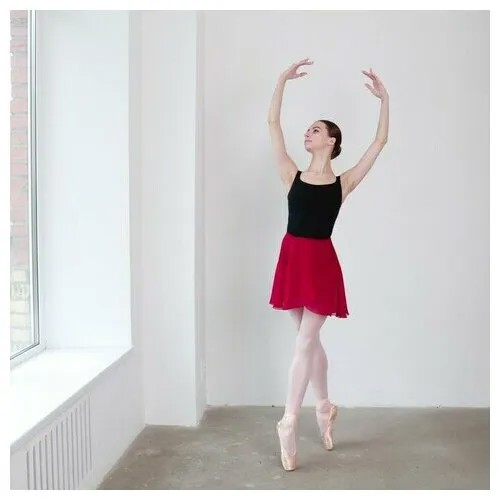 Юбка для танцев и гимнастики Baletmarket, размер S, бордовый