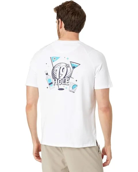 Футболка Callaway 19th Hole Trademark Novelty Short Sleeve Tee, ярко-белый