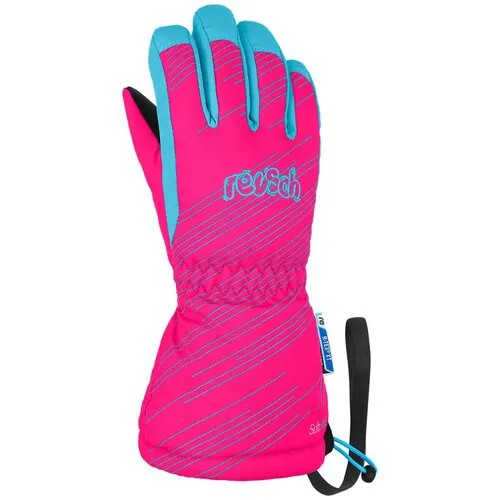 Перчатки горнолыжные REUSCH 2020-21 Maxi R-Tex XT Knockout Pink/Bachelor Button (inch (дюйм):III)