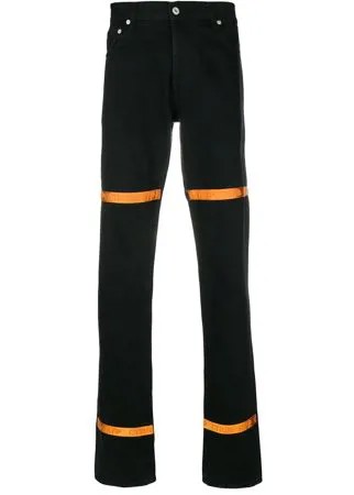 Heron Preston джинсы из raw денима