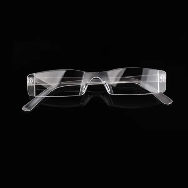 Без оправы Прозрачные пластиковые прозрачные очки Унисекс Смола Пресбиопия Мода Очки для чтения Хорошо сделано