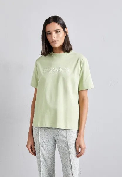 Футболка с принтом KJERAG EMBROIDERY TEE Holzweiler, цвет green