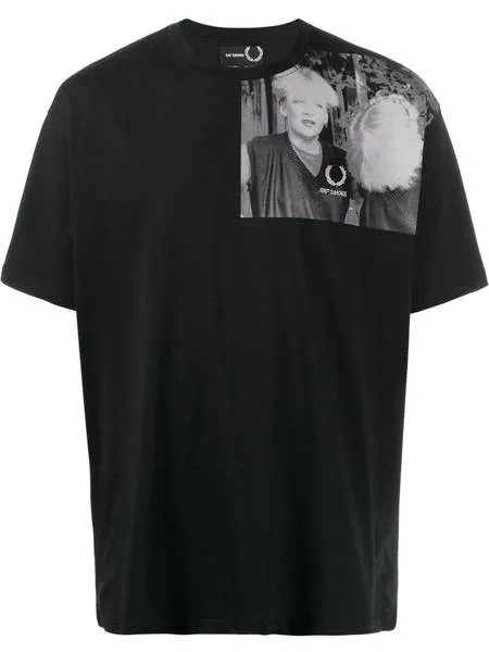 Raf Simons X Fred Perry футболка с фотопринтом