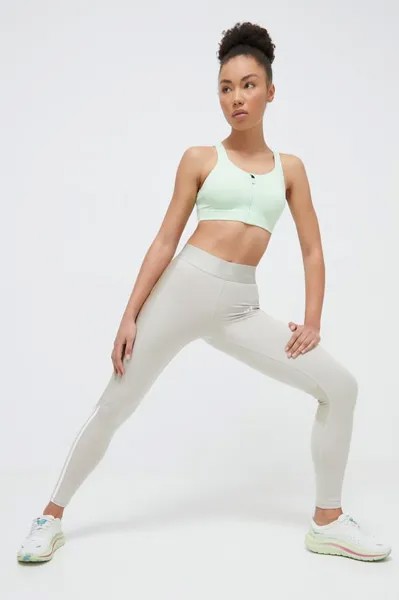 Леггинсы для тренировок Hyperglam adidas Performance, серебряный