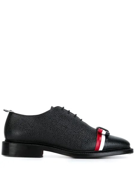 Thom Browne кеды с контрастными полосками, синий