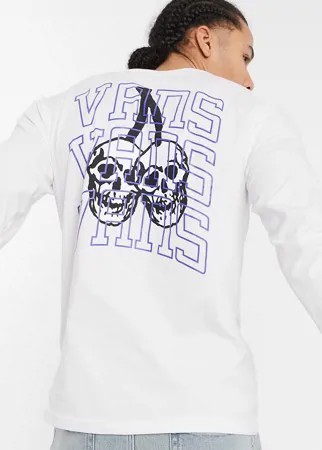 Белый лонгслив Vans New Varsity