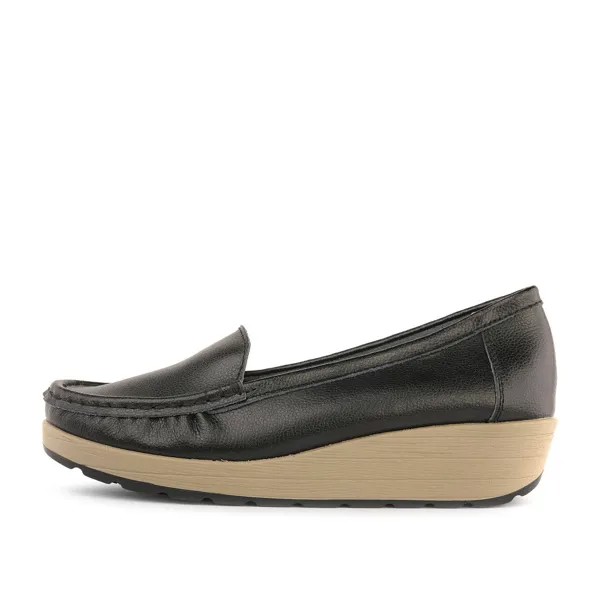 Мокасины женские ZENDEN comfort 40-82WP-126Z1 черные 42 RU