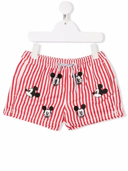 MC2 Saint Barth Kids плавки-шорты с вышивкой Mickey Mouse