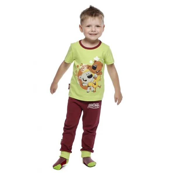 Lucky Child Пижама детская Ми-Ми-Мишки 70-405/зел