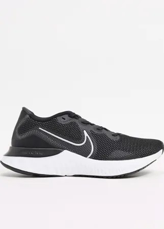 Черно-белые кроссовки Nike Running renew-Черный цвет