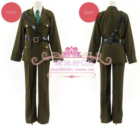 Военная униформа, мужской Весенний костюм, косплей, зеленая, Великобритания