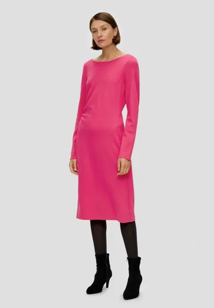 Платье из джерси s.Oliver BLACK LABEL, цвет pink