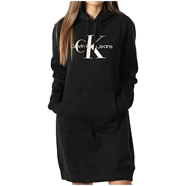 Худи Calvin Klein Jeans Iconic, черный