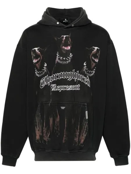 Represent худи Thoroughbred, черный