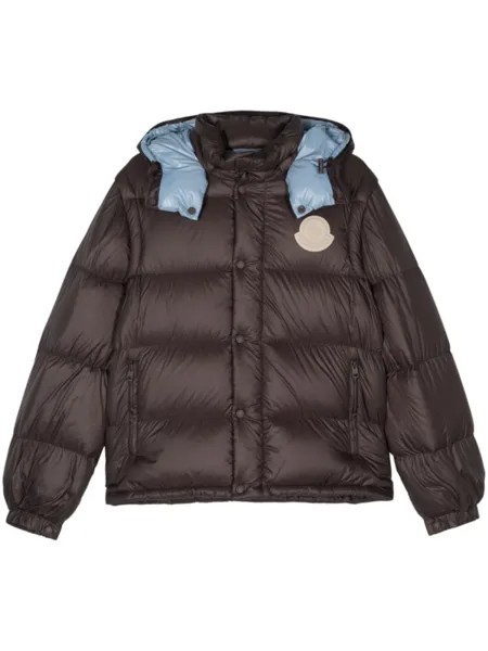 Moncler утепленная куртка Cyclone, коричневый