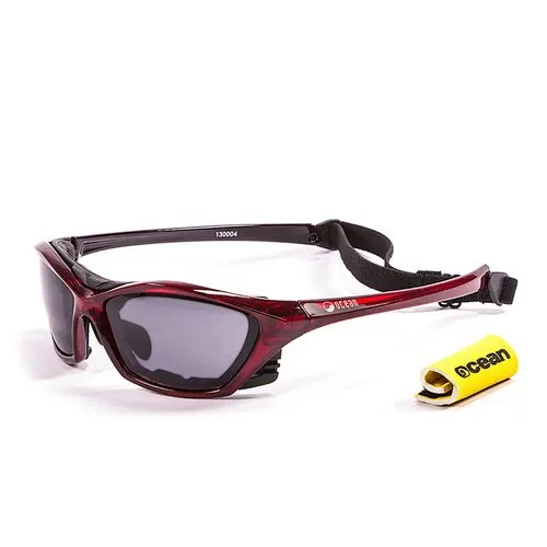 Солнцезащитные очки OCEAN OCEAN Lake Garda Transparent Red / Grey Polarized lenses, красный