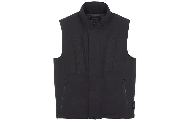 STONE ISLAND Жилет унисекс, цвет Black