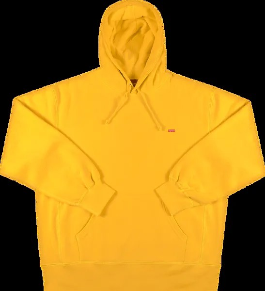 Толстовка Supreme Enamel Small Box Hooded Sweatshirt 'Bright Gold', желтый