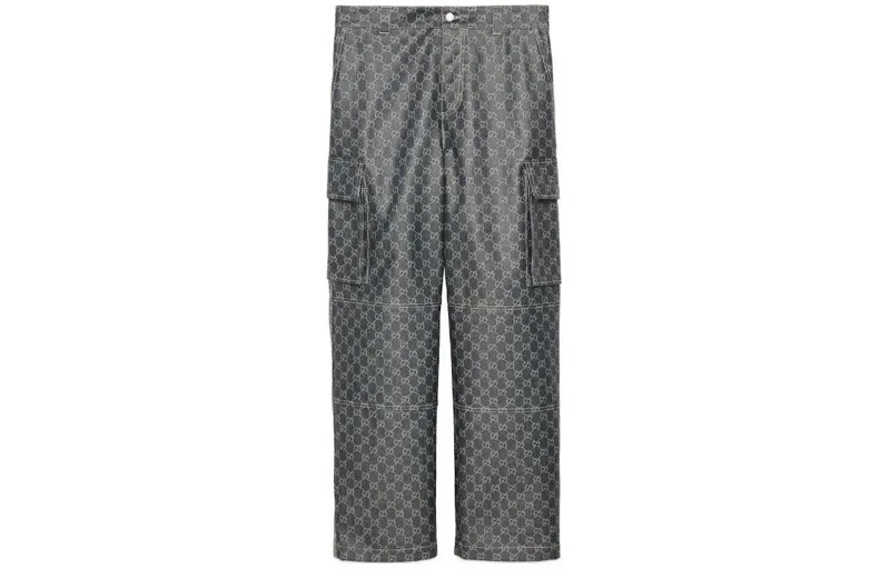 Мужские джинсы GUCCI, цвет Blue