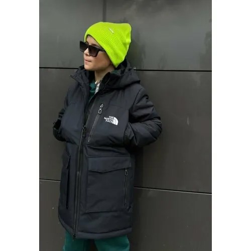 Парка The North Face демисезонная, размер 152, синий