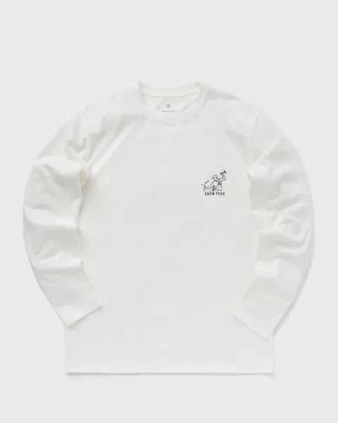 Футболка Snow Peak Foam Printed L/S T Shirt Snow Peak, белый
