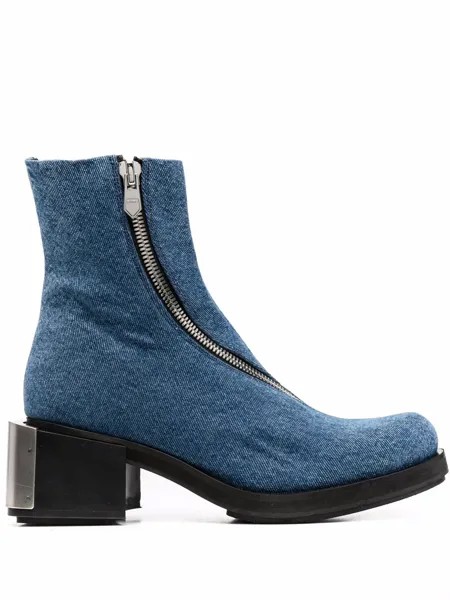 GmbH Ergonomic denim riding ankle boots