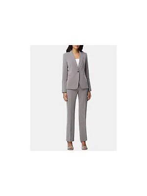 TAHARI Женский серый пиджак в тонкую полоску для работы 14