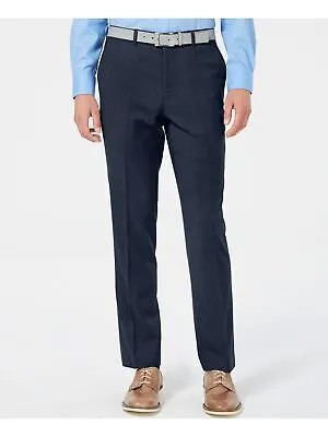 Мужские темно-синие эластичные фланелевые брюки BAR III Slim Fit 29 Вт/30 л