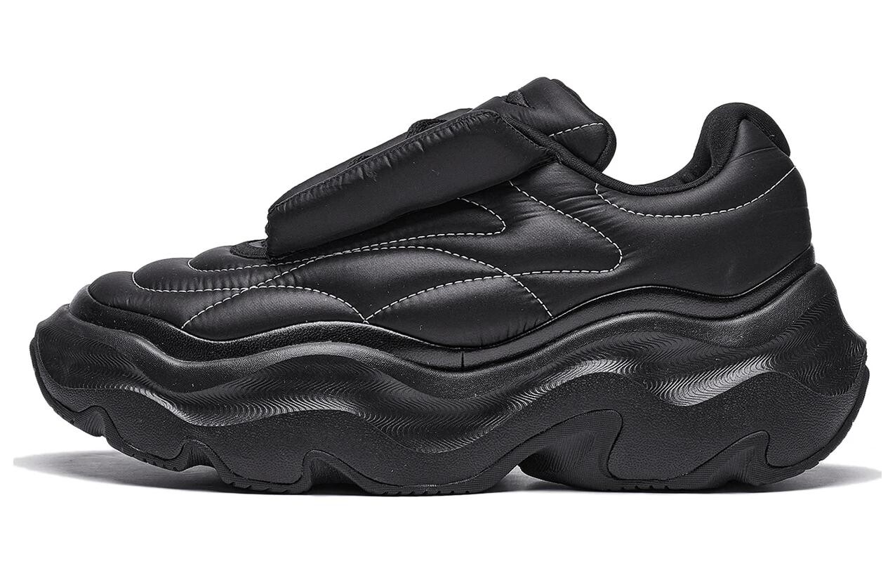 Кроссовки LiNing Puff Platform Lifestyle Shoes Women's Low-top Black, черный