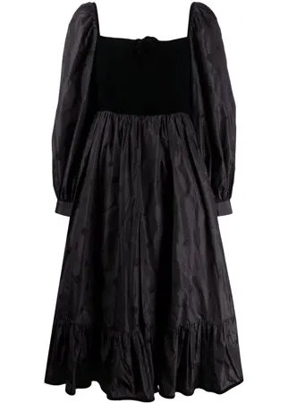 Valentino Pre-Owned платье 1970-х годов с квадратным вырезом