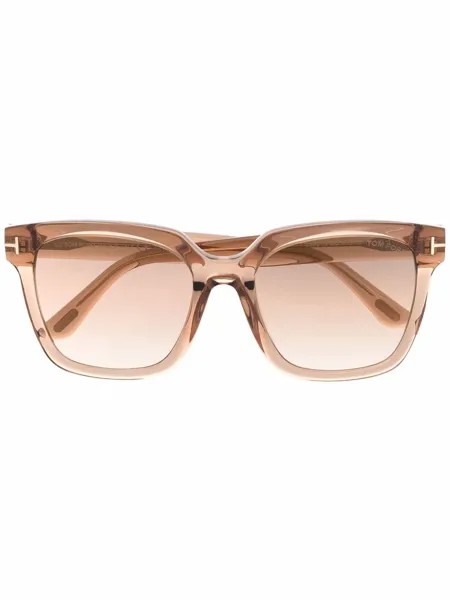 TOM FORD Eyewear солнцезащитные очки Selby в квадратной оправе