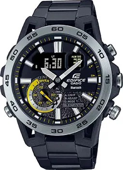 Японские наручные  мужские часы Casio ECB-40DC-1A. Коллекция Edifice
