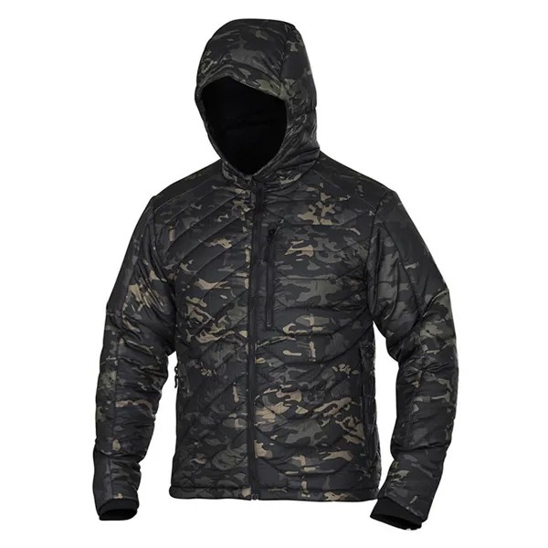 Тактическая парка, зимняя мужская куртка, ветрозащитная, водонепроницаемая, с несколькими карманами, камуфляжная уличная лыжная куртка, хл...