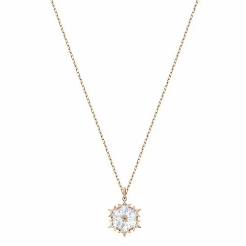 Колье SWAROVSKI, кристаллы Swarovski, длина 38 см, золотой