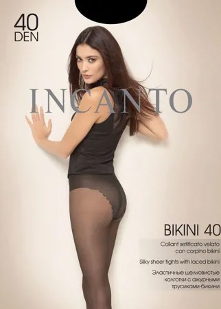 Колготки женские Incanto колготки 'Bikini 40' nero, размер 3 черные 3