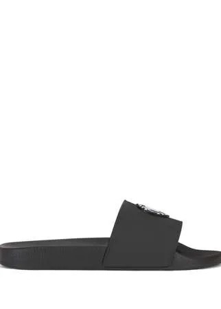 Giuseppe Zanotti шлепанцы Brett с логотипом