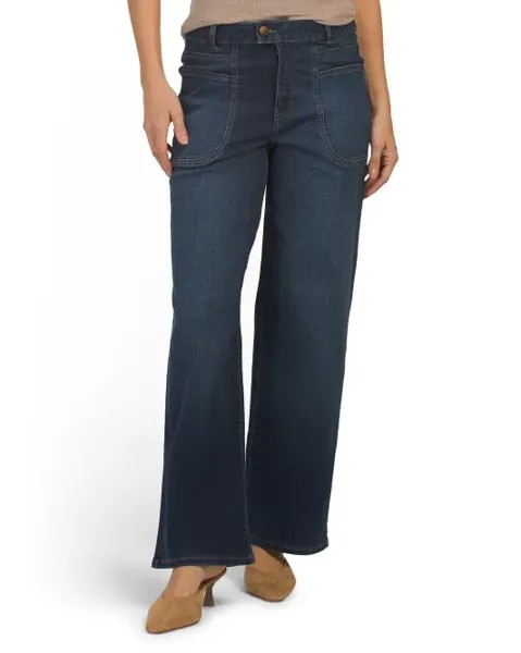 Широкие джинсы с высокой талией и карманами D. Jeans, цвет Dssb