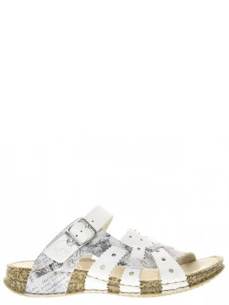 Пантолеты Rieker женские летние, размер 37, цвет белый, артикул 61185-80