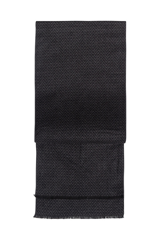Шарф мужской Labbra LJG34-872-20 серая, 30х180 см
