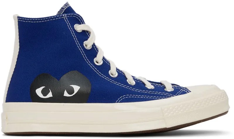 Синие кроссовки Converse Edition Half Heart Chuck 70 Comme des Garçons Play